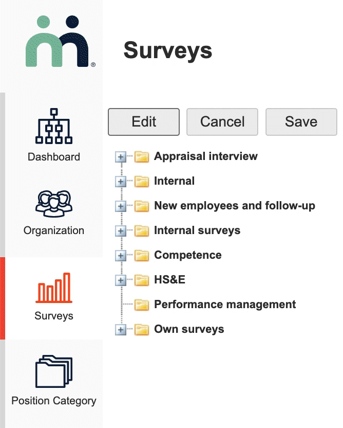 Make surveys available