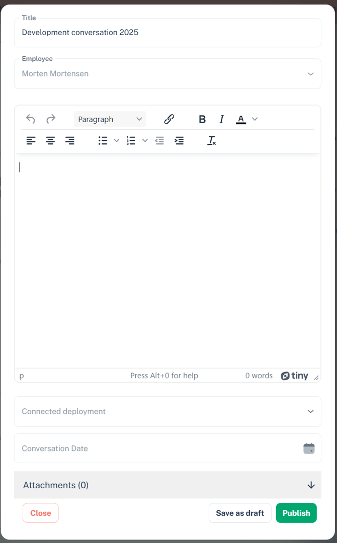 leader - how to use notes